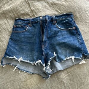 Abercrombie & Fitch - size 30 - cutoff high rise shorts